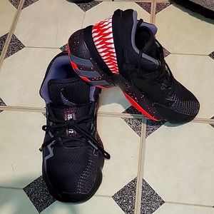 adidas Kids Shoes in Black and Red